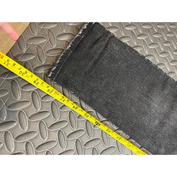 Moussy Vintage Lenwood Skinny‎ Jeans Black Distressed Pants Size 28 Womens - Picture 9 of 10